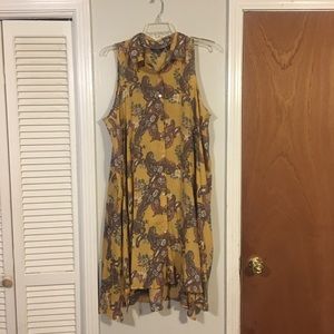 Plus Size Sleeveless Dress